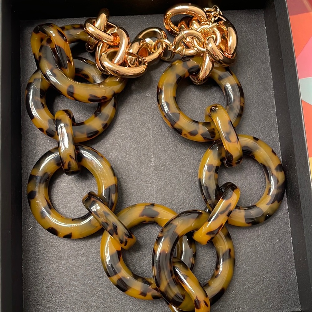 J.Crew tortoise necklace